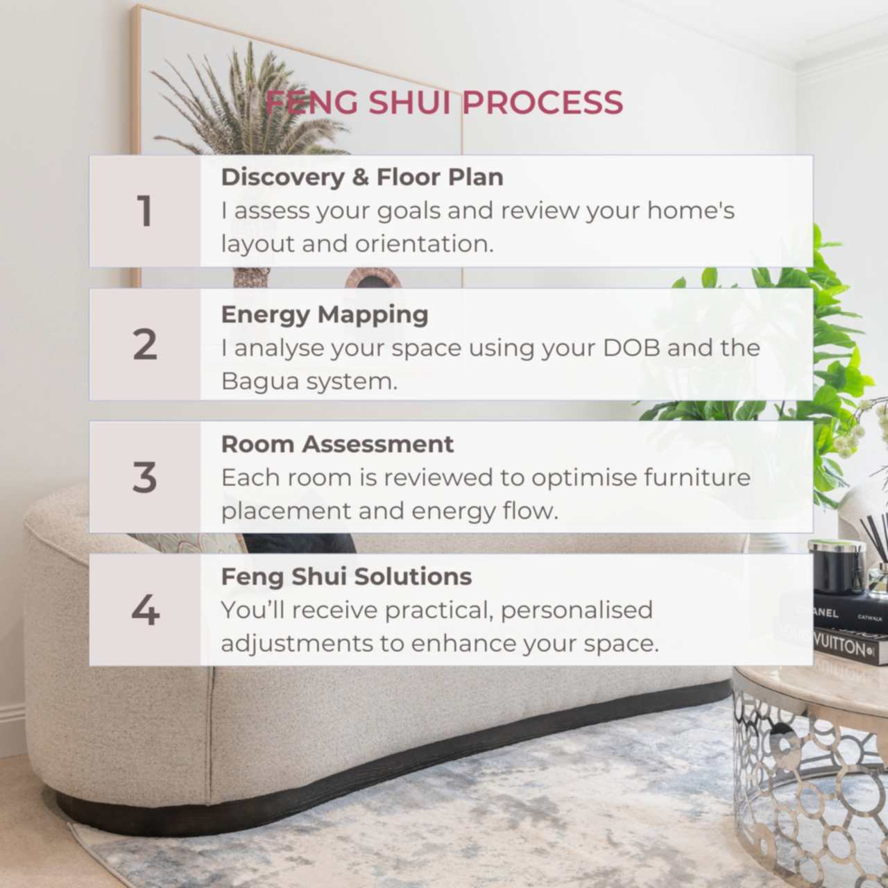 Linlin Interiors Feng Shui Process
